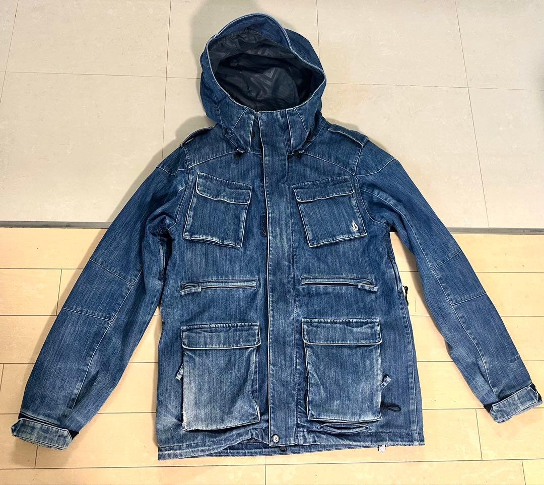 超レア！　VOLCOM スノーボードウェア　リアルデニム　上下セットアップ