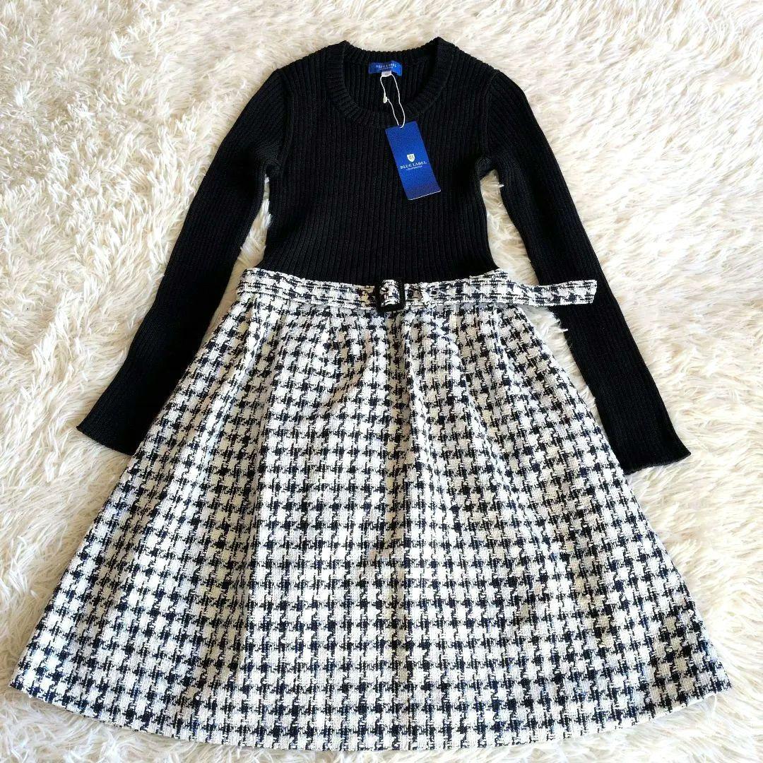 【新品】ブルーレーベルCREST BRIDGE 長袖ワンピースM