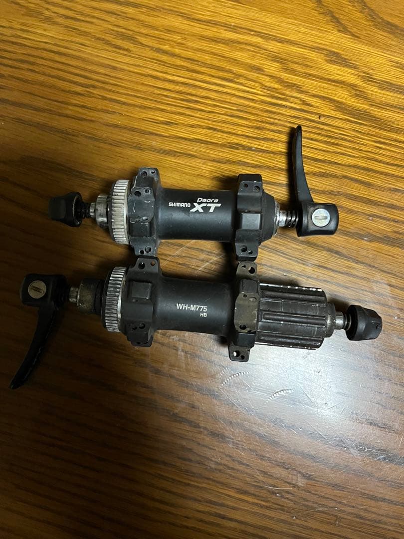 SHIMANO DEORE XT WH-M775 DISC ハブセット