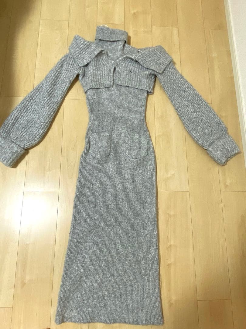 ワンピース ANDMARY Luz knit set dress