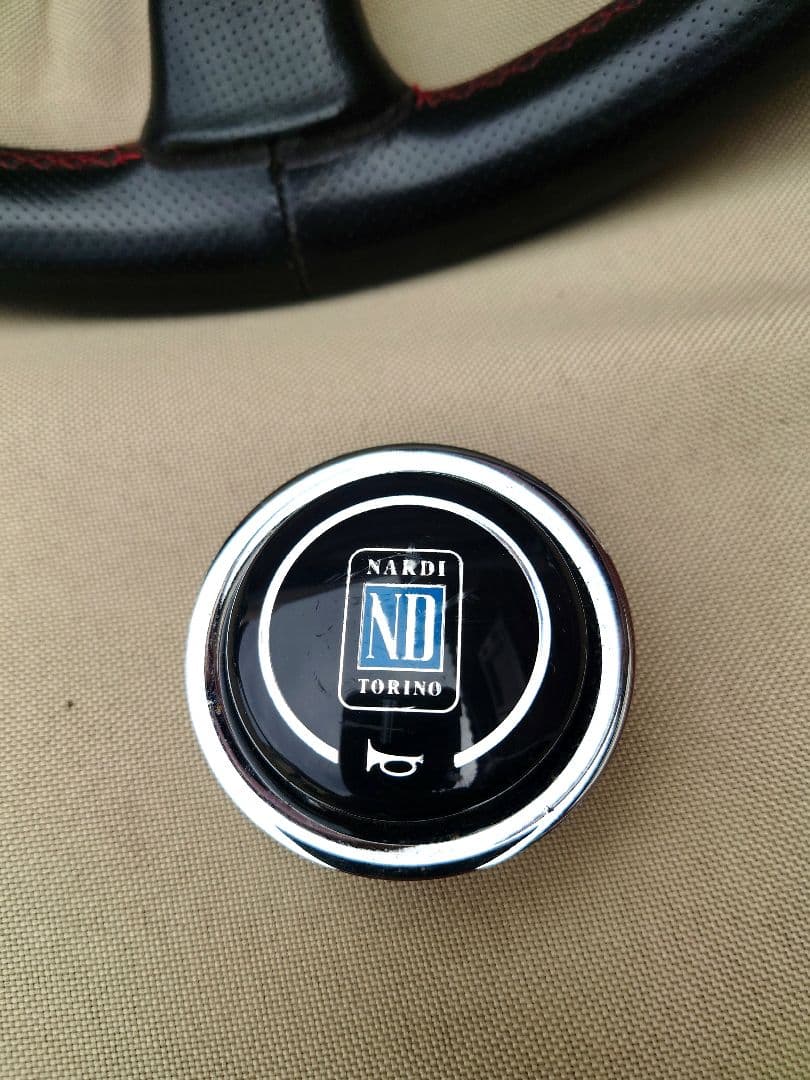 当時物 本物ナルディ ラリー 35Φ ディープコーン ステアリング FET刻印