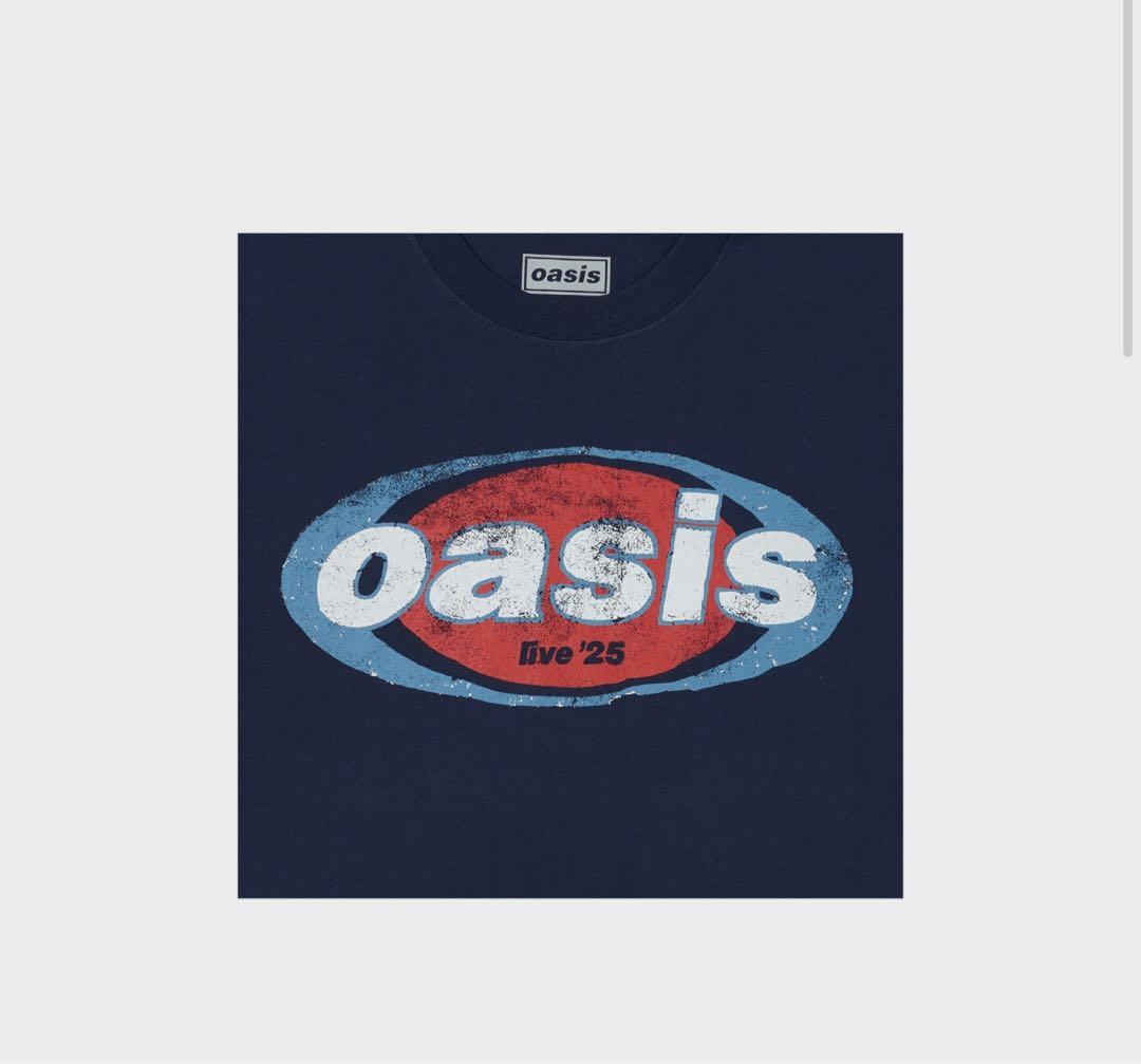 oasis live25 Tシャツ Logo Navy XXL【新品・未開封】