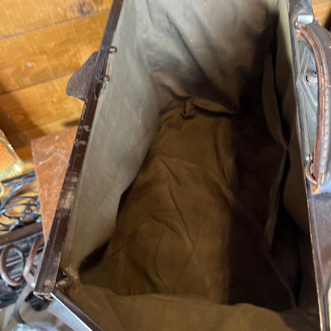 ヴィンテージ　レザードクターバッグ