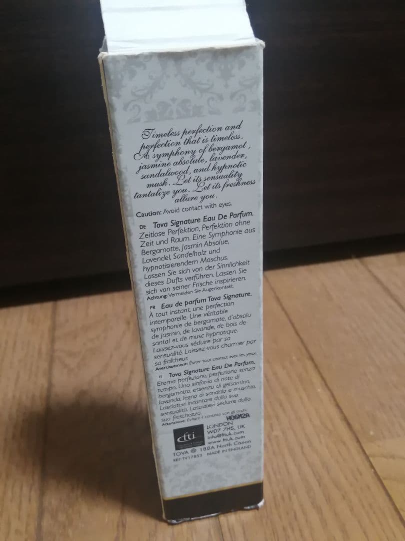 香水(女性用) TOVA SIGNATURE EDP  100ml