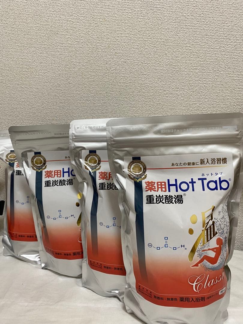 薬用ホットタブ 重炭酸湯Classic 90錠4袋
