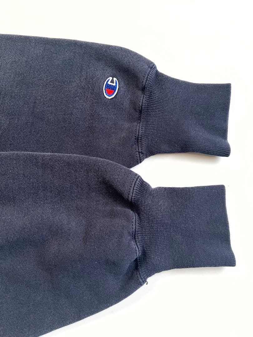 90s ChampionリバースウィーブNBC 刺繍ロゴスウェット ネイビーL