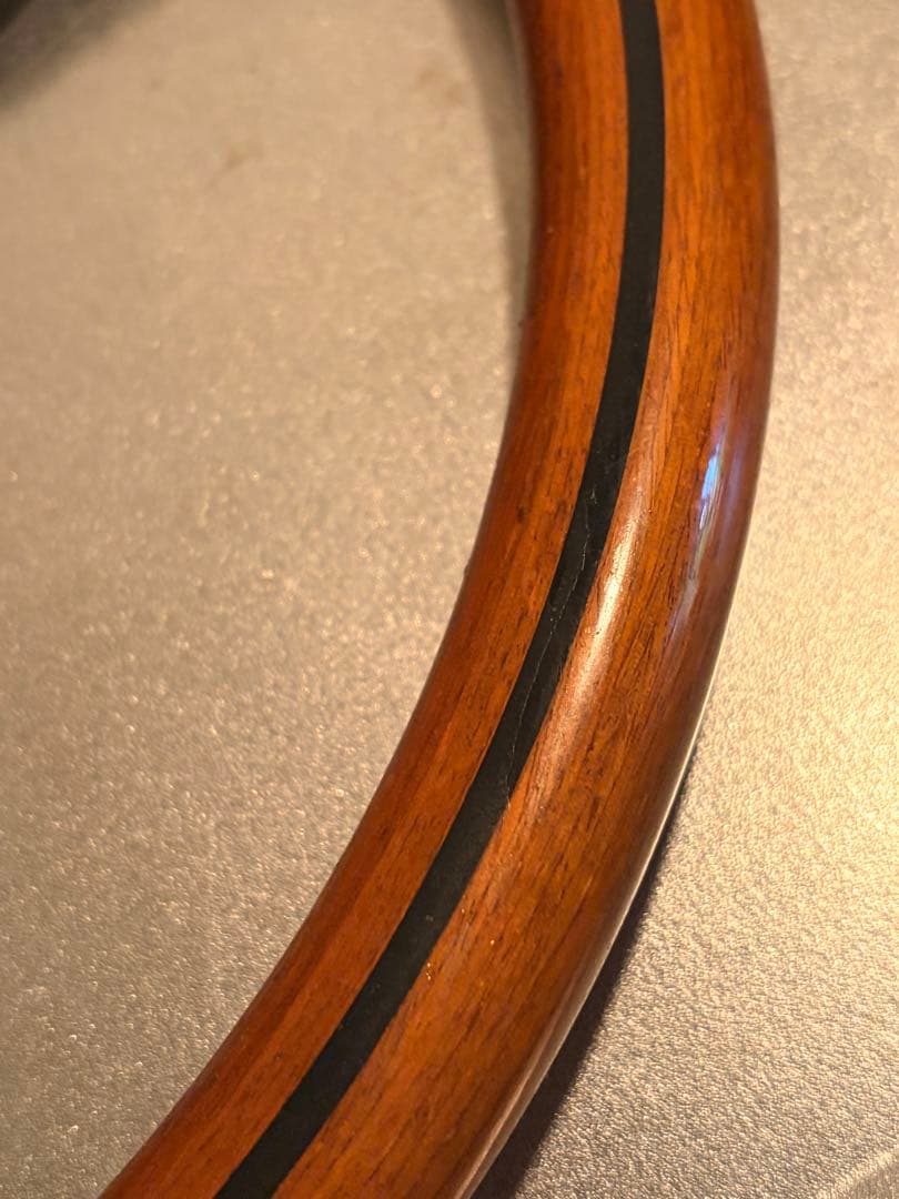 当時物 NARDI ナルディクラシック ウッドステアリング 36π