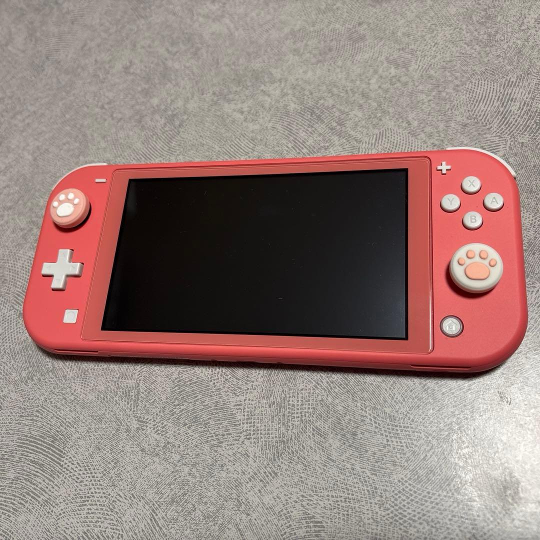 Nintendo Switch Lite ピンク 肉球デザイン