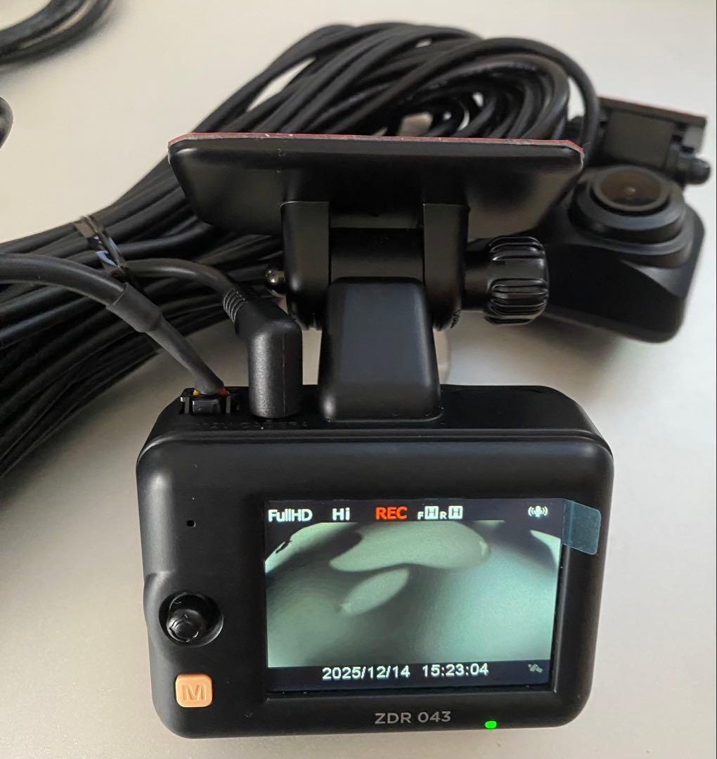 コムテックZDR043 ドライブレコーダー　＋駐車監視コード付き