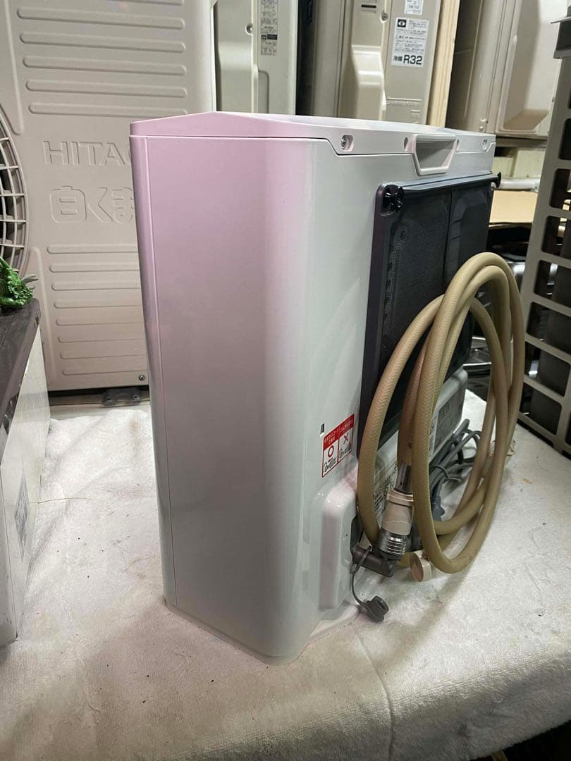 ガスファンヒーター ホワイト 接続ホース付き