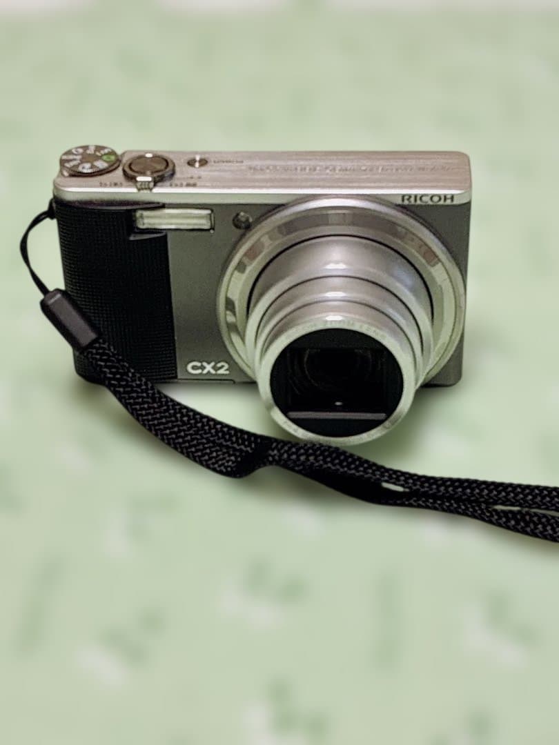 リコーRICOH CX2 コンパクトデジタルカメラ動作確認済　充電器・ケース付き