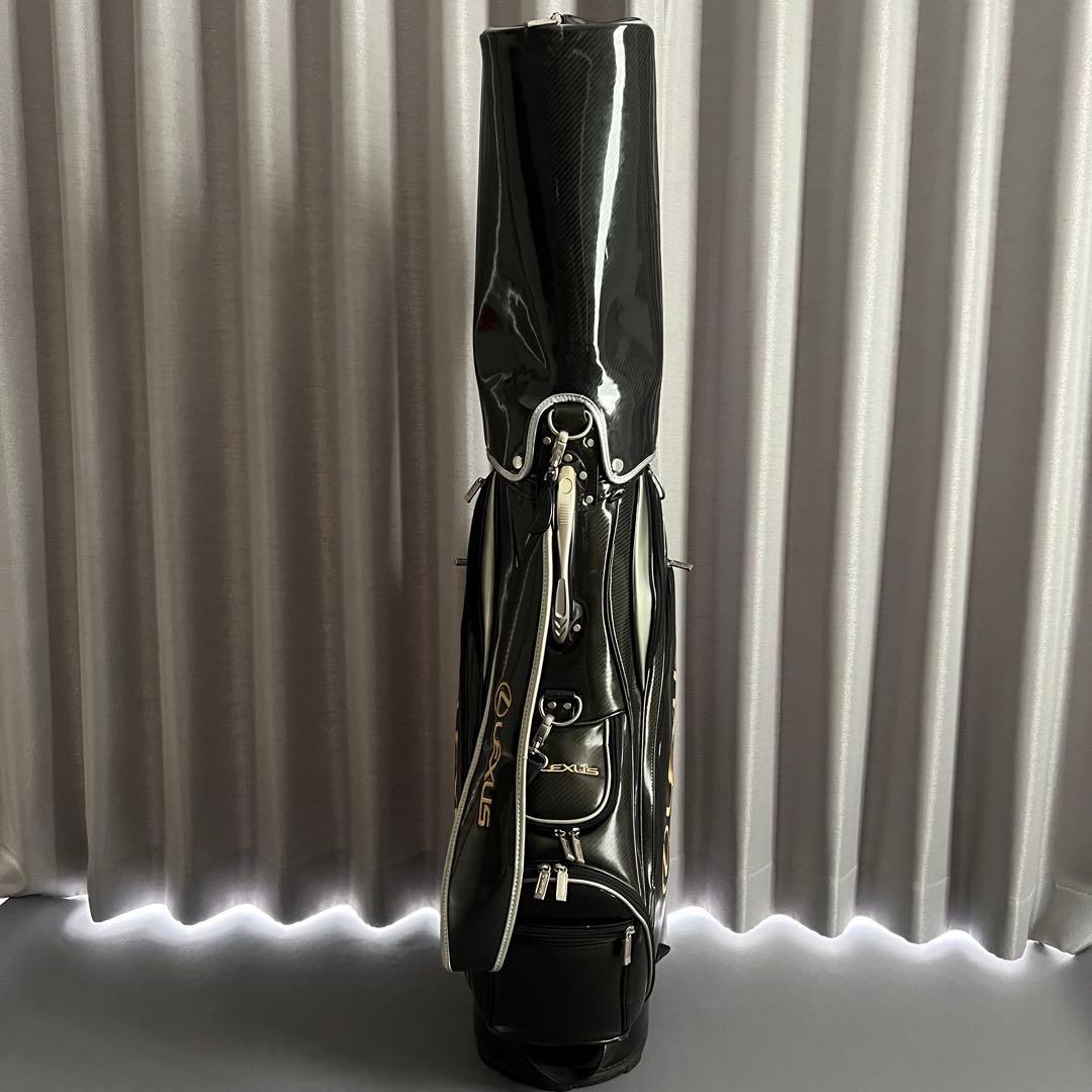 LEXUS レクサス　公式　キャディバッグ ブラック　黒　ゴルフ　GOLF 自立