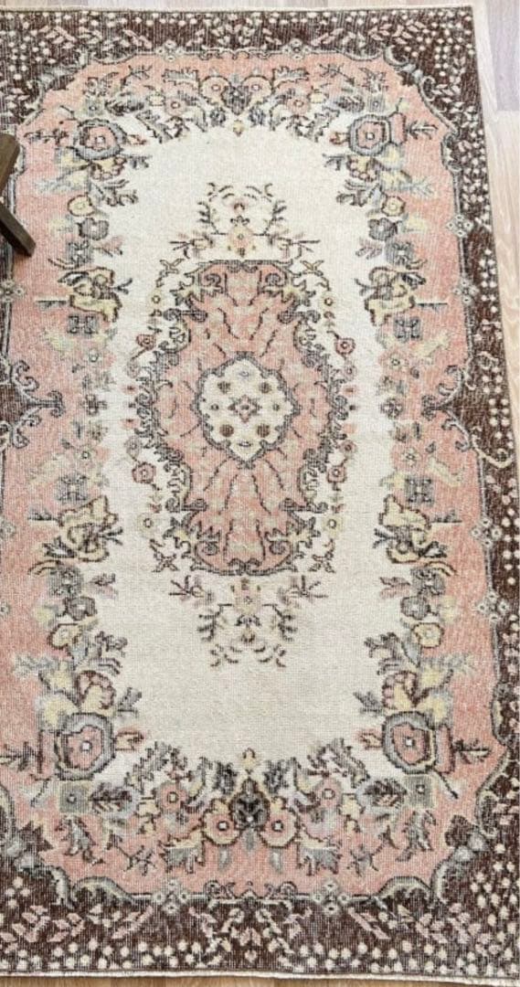 ビンテージ　ターキッシュ　ラグ　トルコ　絨毯