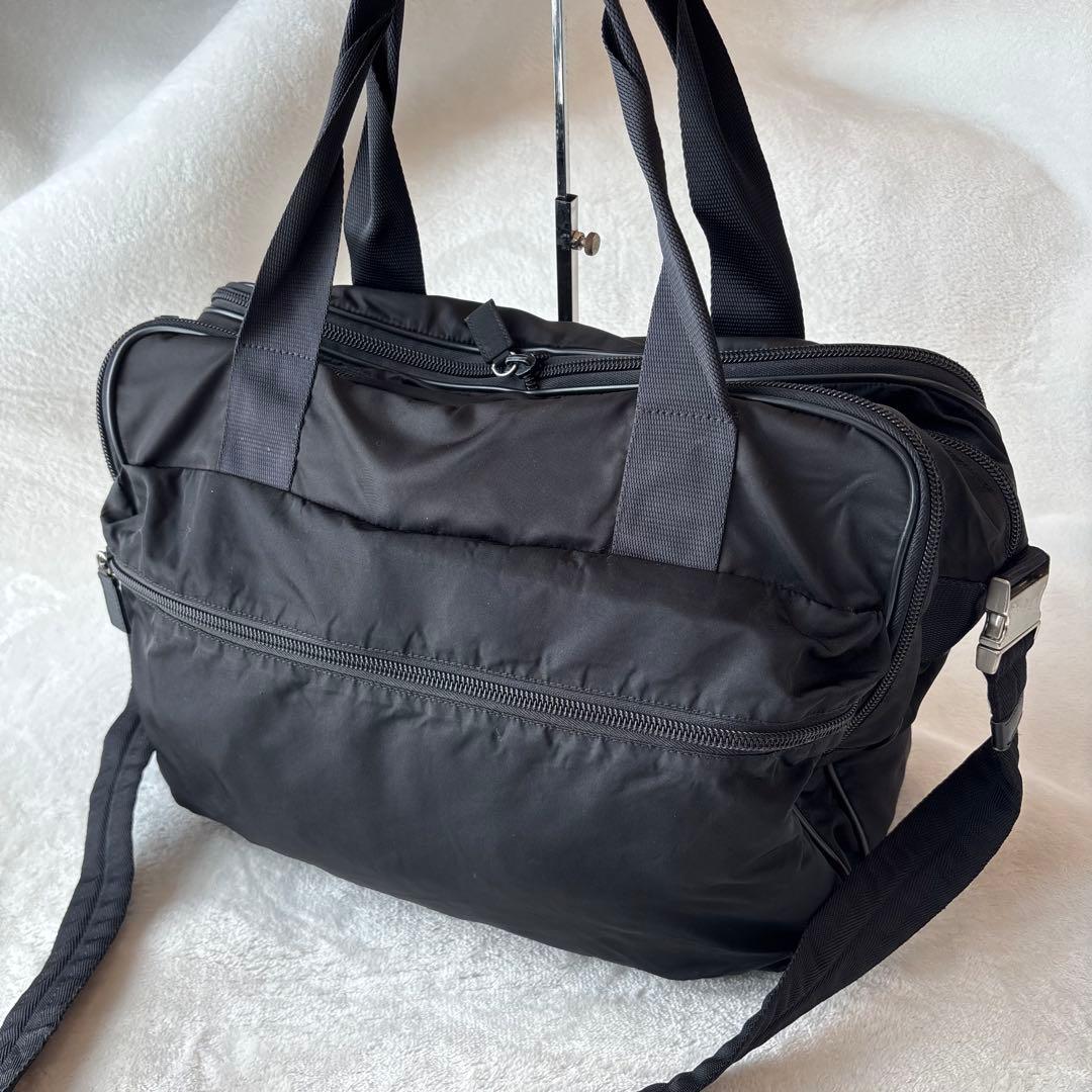 はやとちり プラダ　2way ビジネスバッグ　ショルダーバッグナイロン