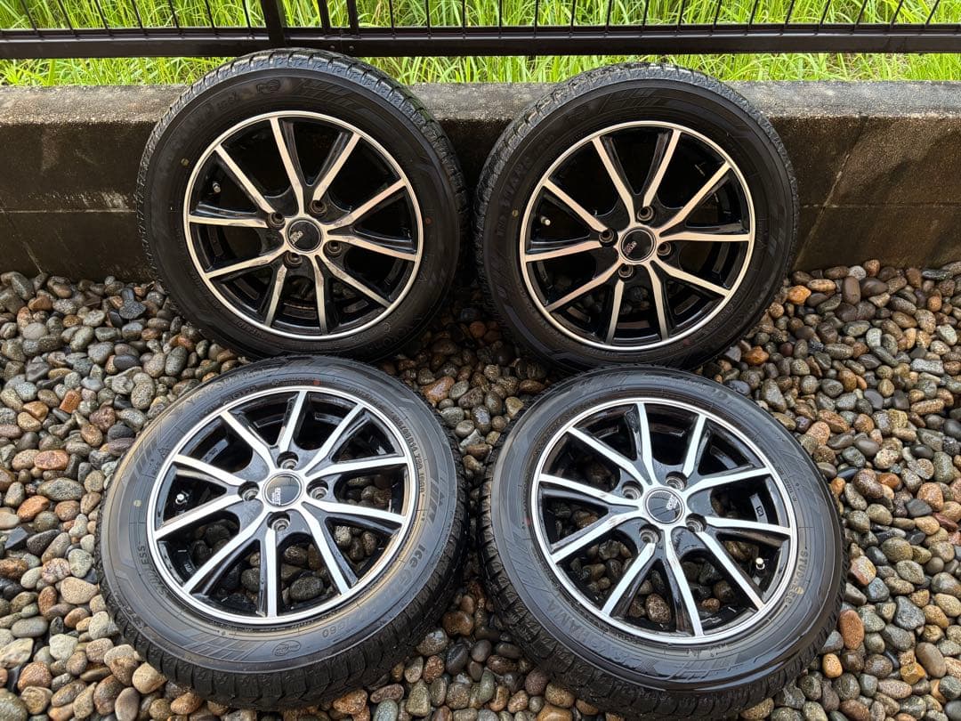 YOKOHAMAスタッドレスタイヤ 155/65R14 ホイール4本セット