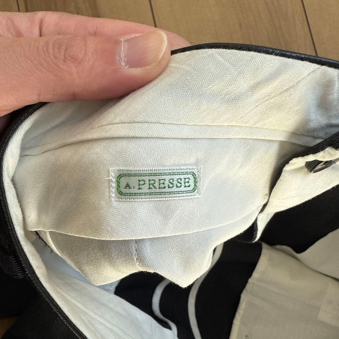 A PRESSE　covert cloth trousers