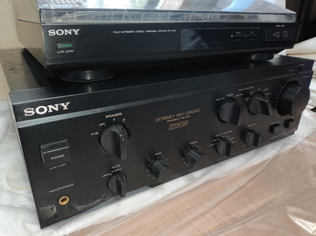 SONY アンプ TA-F222ESR ＆レコードプレーヤー
