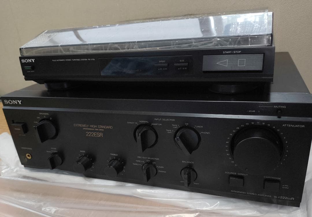 SONY アンプ TA-F222ESR ＆レコードプレーヤー