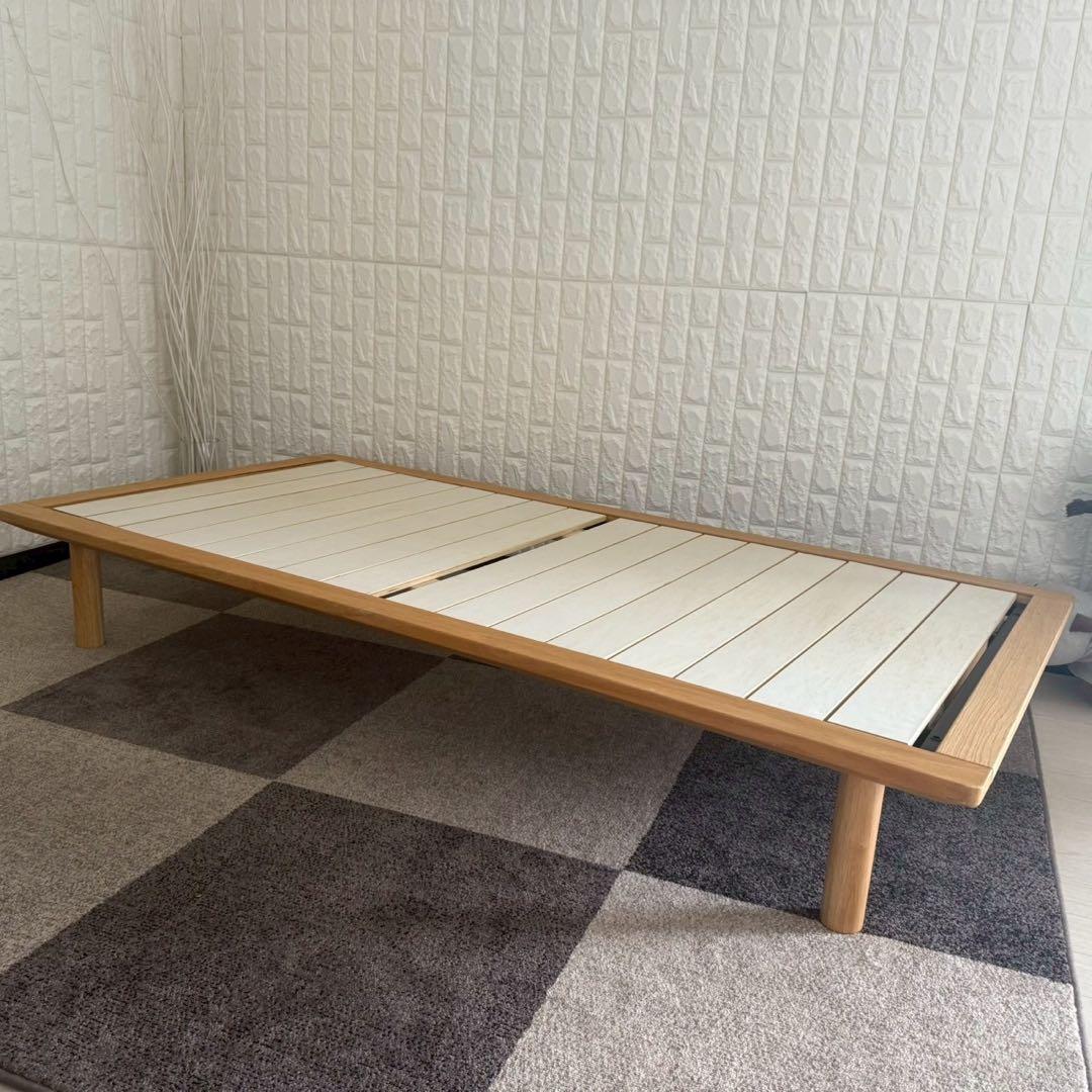 都内23区配送無料✨設置まで❗️無印良品　シングルベッドフレーム　美品