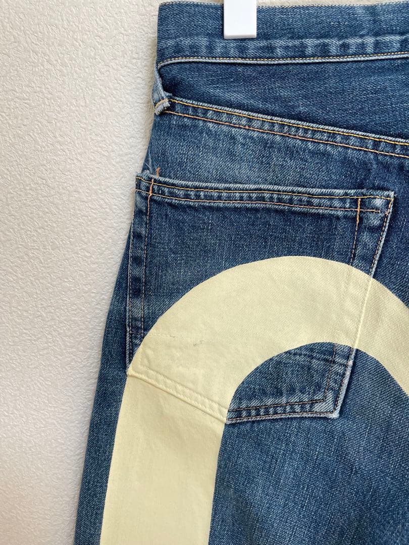 EVISU No.2 Lot.2501xx W28×35 ホワイト大黒　ワイド