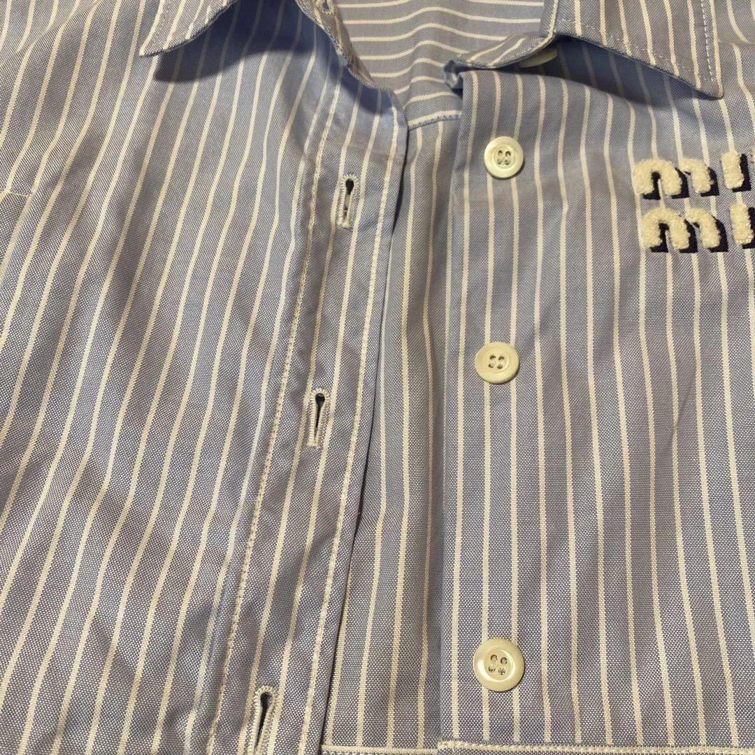 miu miu クロップドシャツ サイズ38