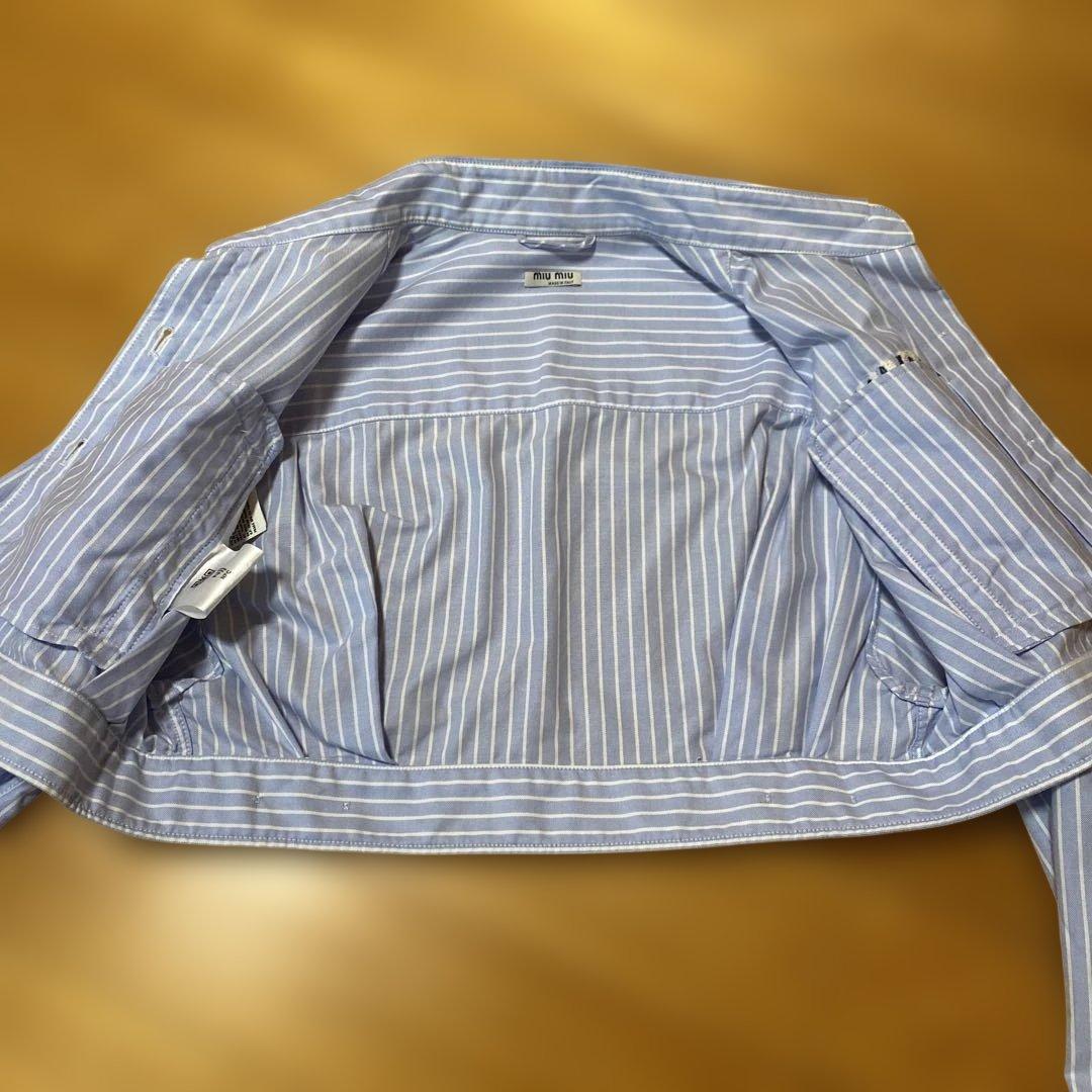 miu miu クロップドシャツ サイズ38