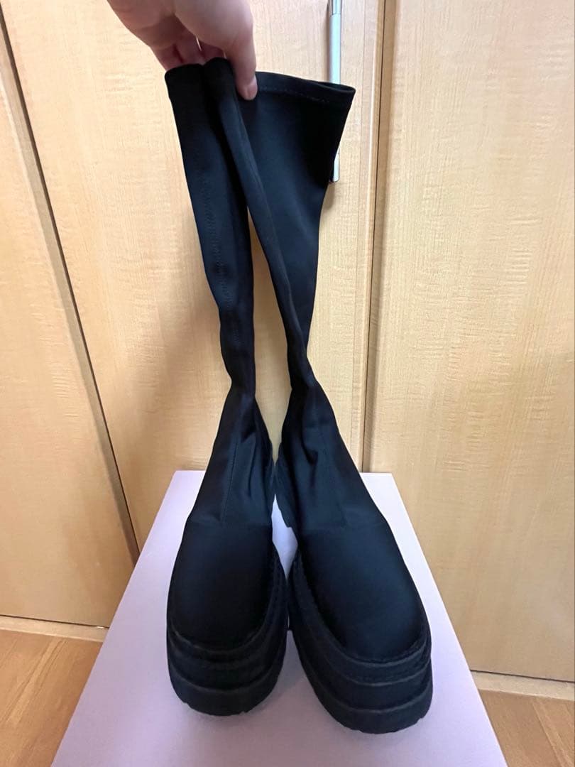 箱無しウルトラストレッチフラットブーツ Darich ダーリッチ