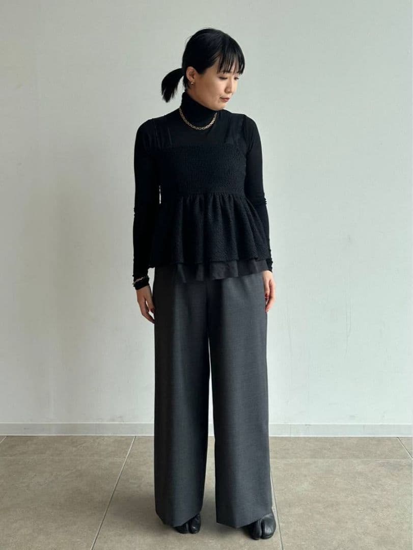 美品　ツイーディビスチェ　ブラック