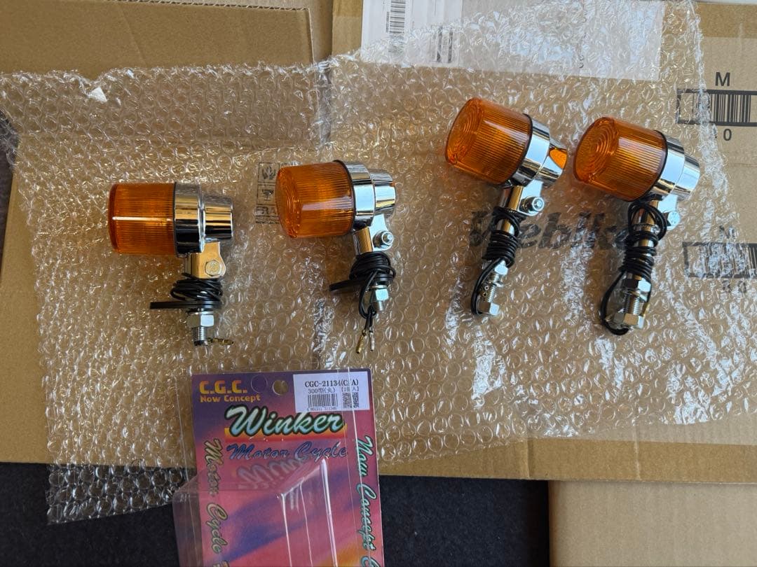 cgc 300型ウインカーフルセット　マイナス線加工済みヨーロピアンz900rs