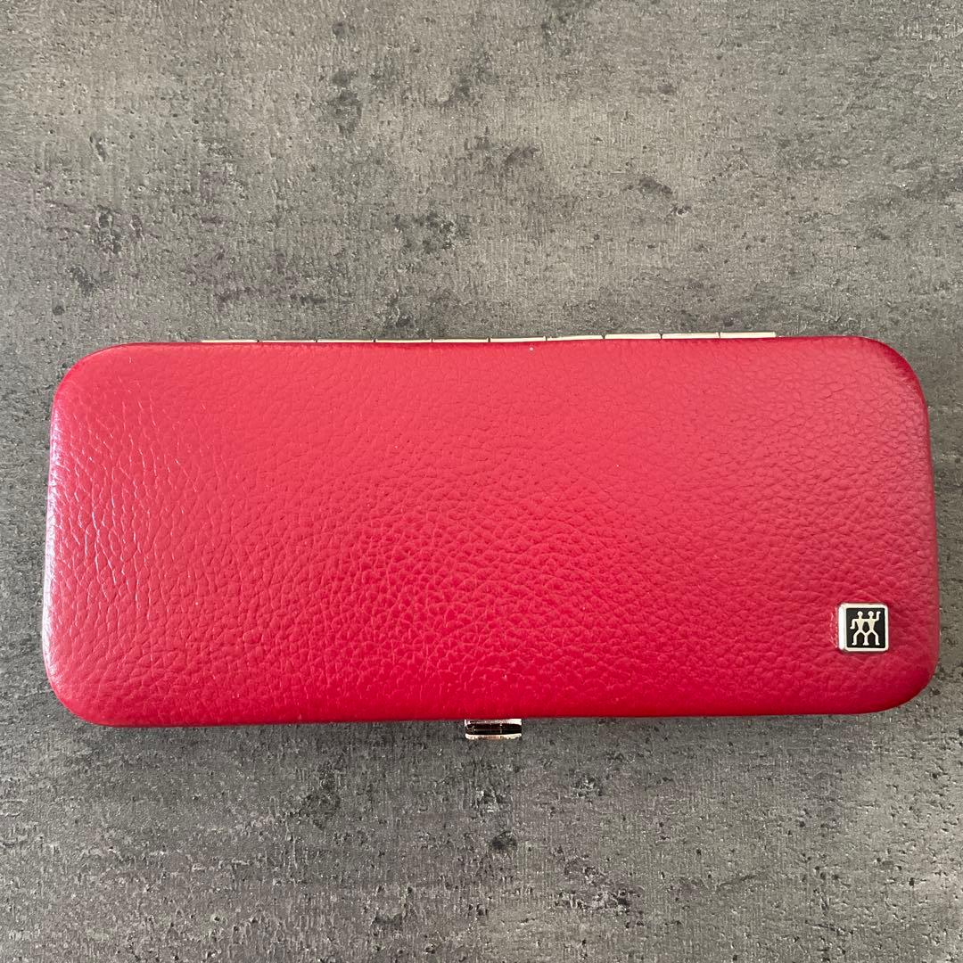 ZWILLING ネイルツールセット　赤