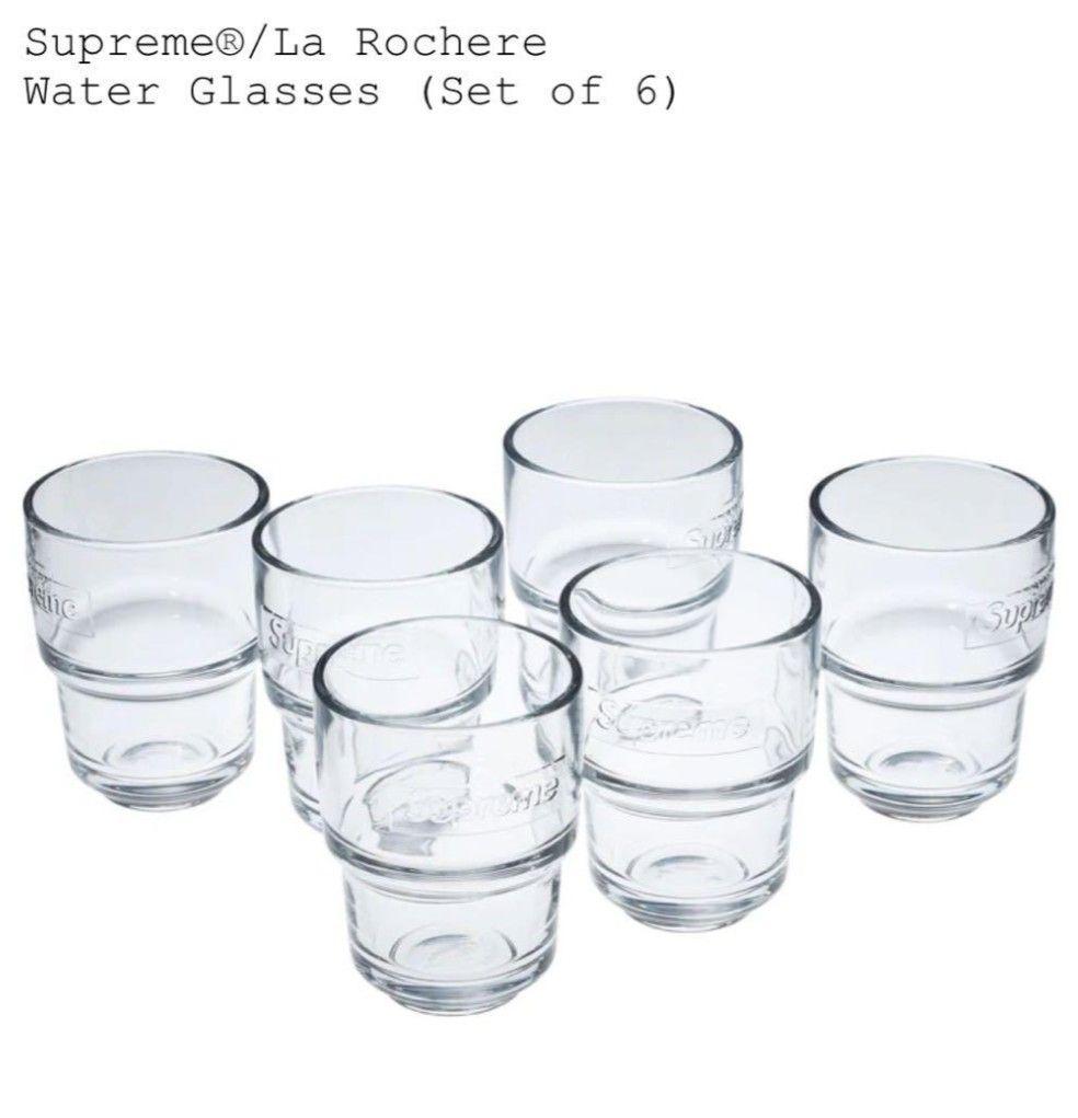 新品未開封 24FW Supreme × La Rochere グラス 6セット