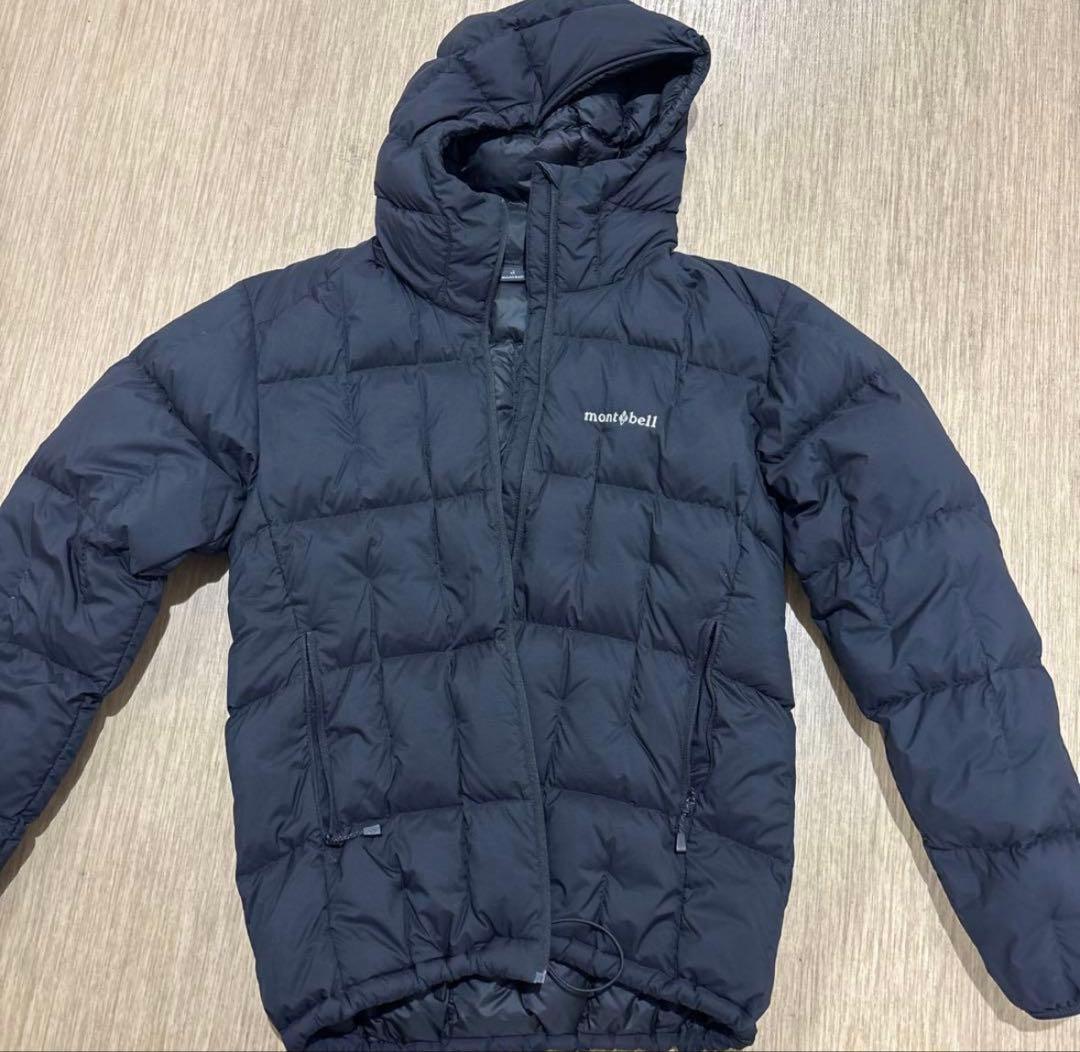 montbell フード付きダウンジャケット 黒