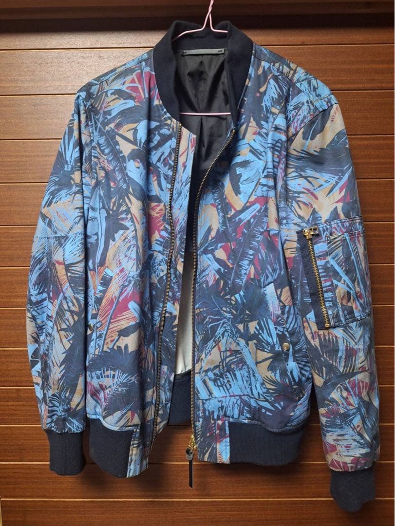 ポールスミス　パームツリー柄　MA-1ジャケット