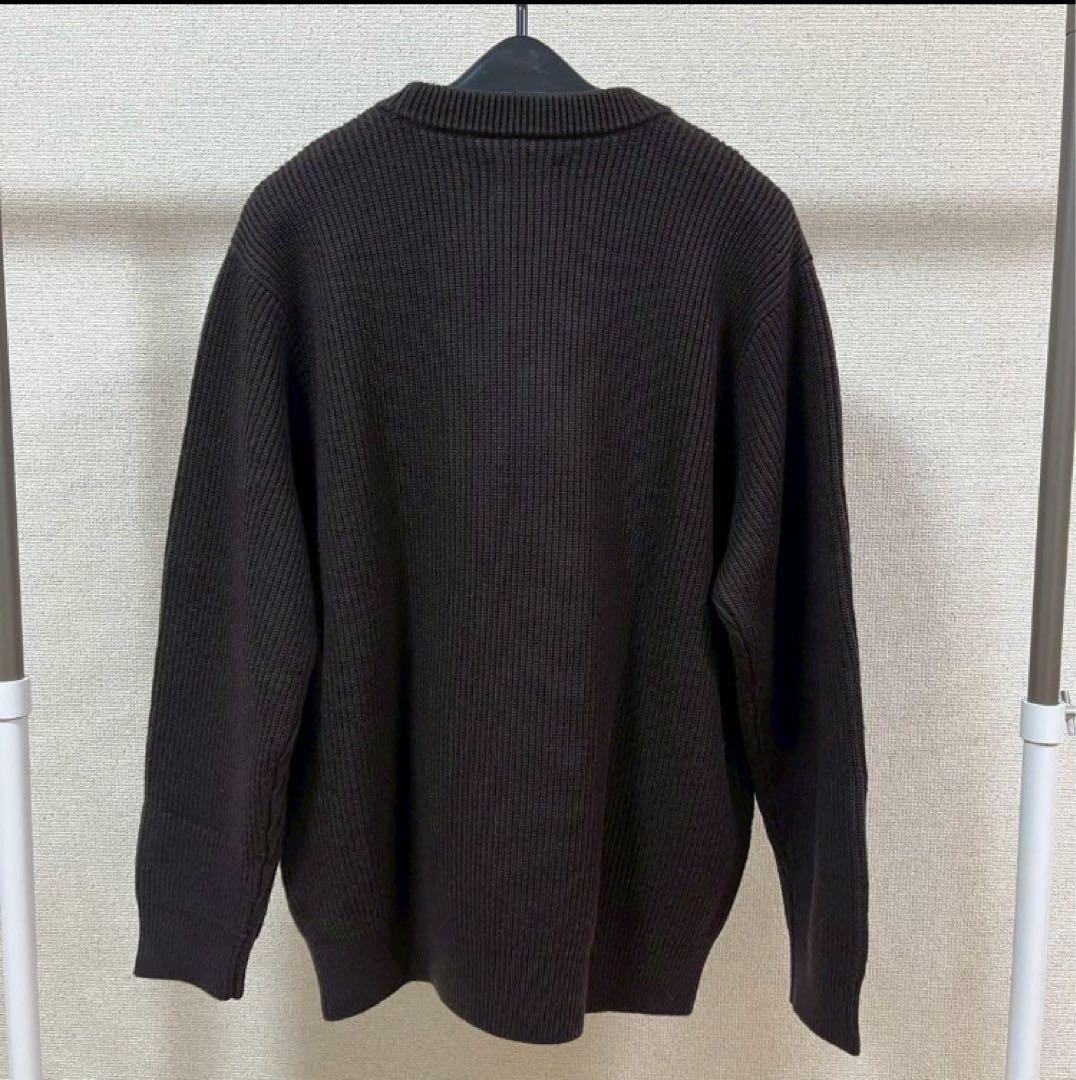 Yonetomi Basic ウールニット　ブラウン