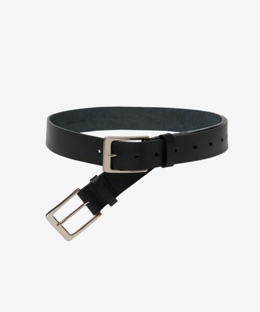 【美品】POOLDE Double Take Belt 本革ベルト カウレザー
