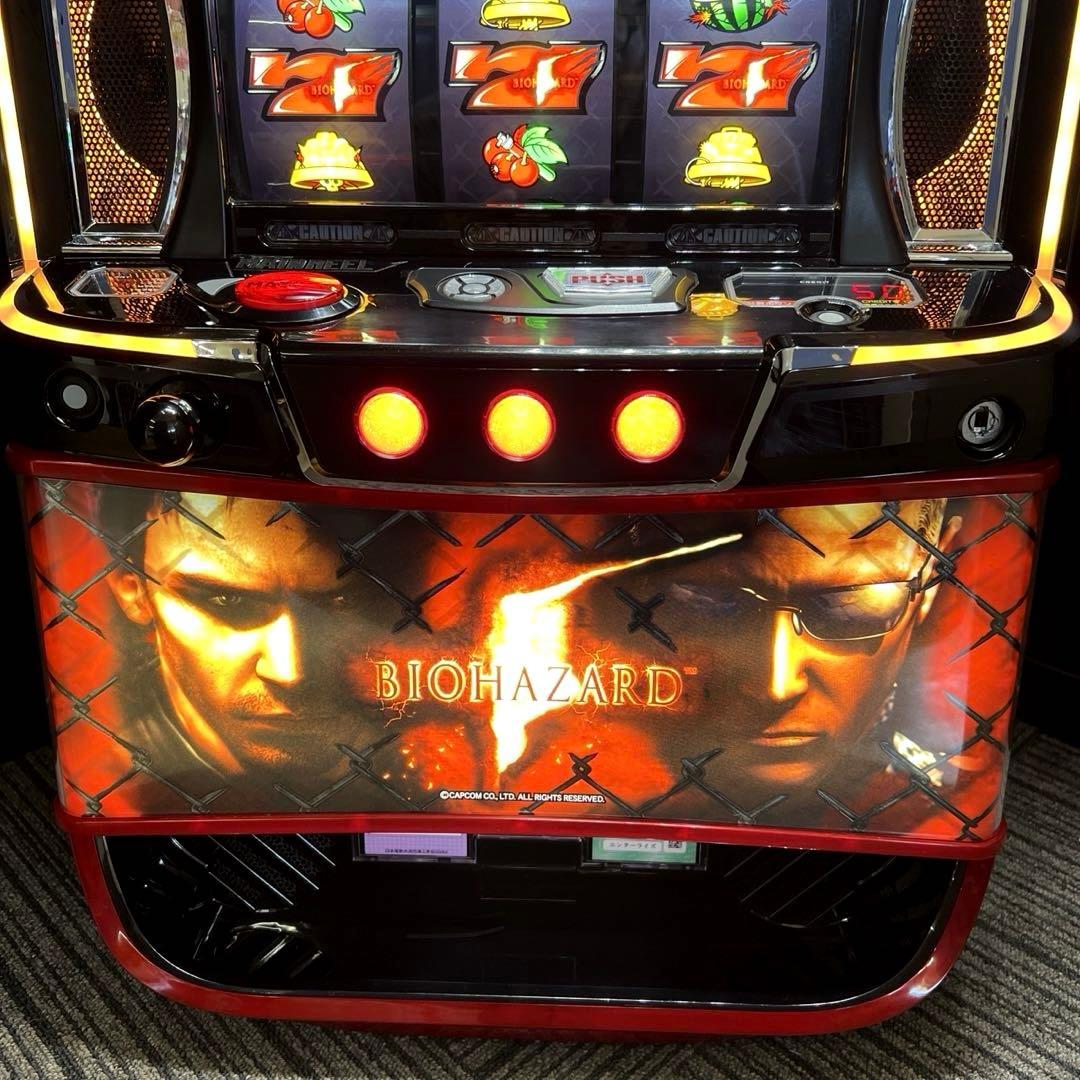 スマスロ 「バイオハザード5」　送料無料　パチスロ実機