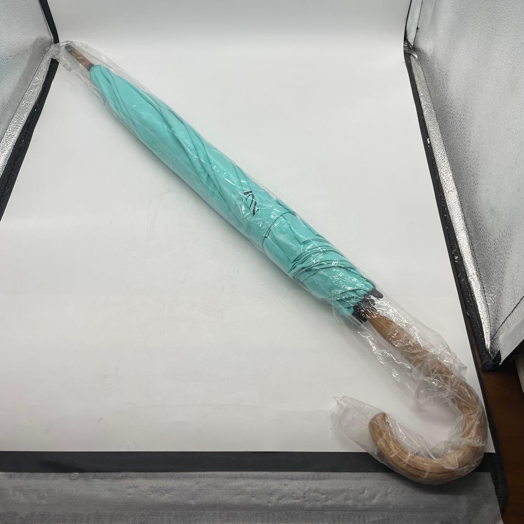 ティファニー ノベルティ 傘 パラソル Tiffany Blue ロゴ入り③