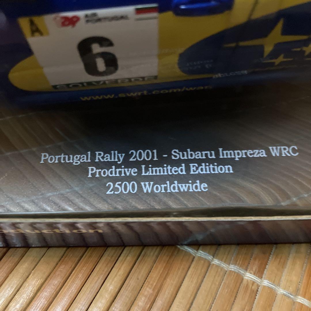 オートアート　2台セット1/18 スバルインプレッサ2001 ドライバーセット