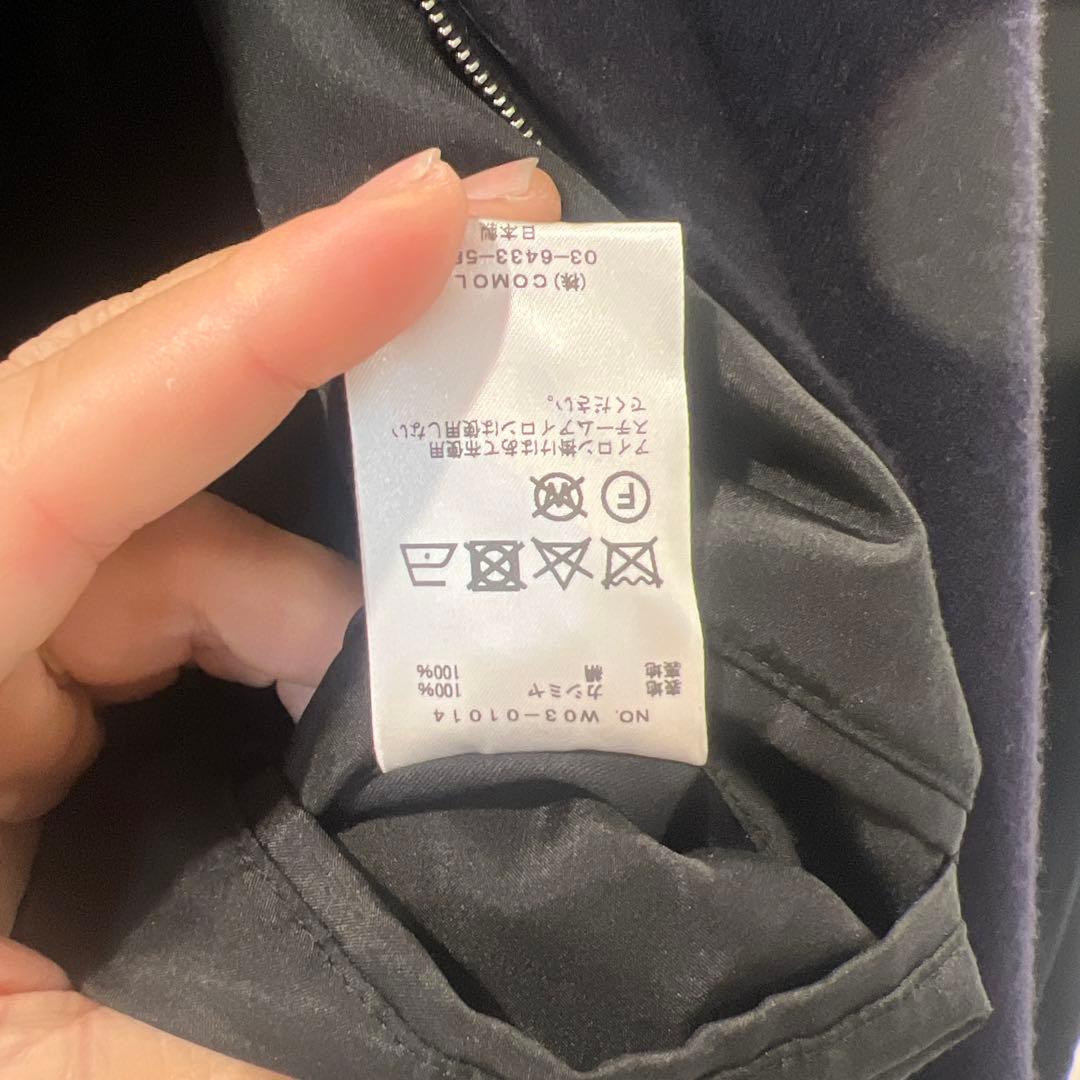 希少22aw comoli カシミヤトラックジャケット ネイビー size3
