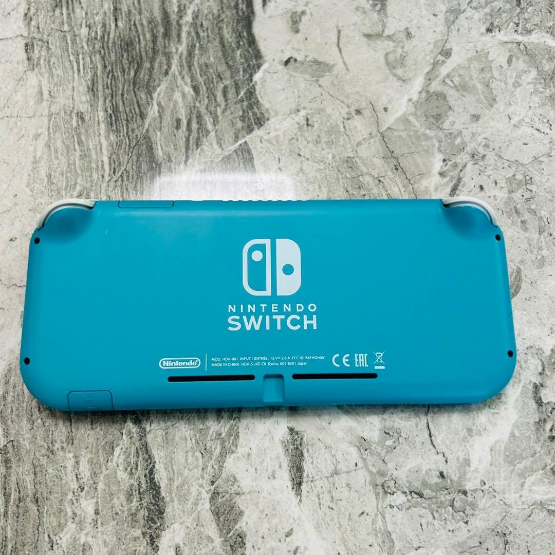 【美品】Nintendo Switch Lite ターコイズ 本体　充電器付き