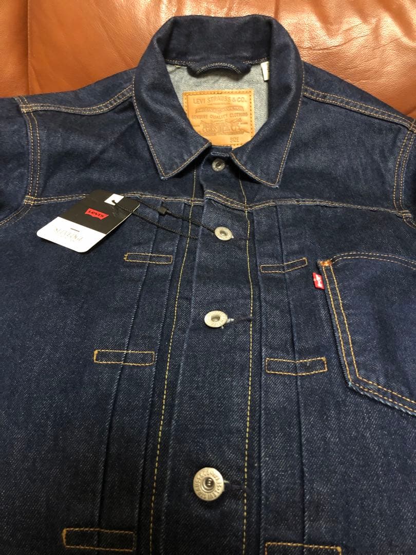 【試着のみ美品】リーバイス　タイプI  トラッカージャケット　セルビッジ　S