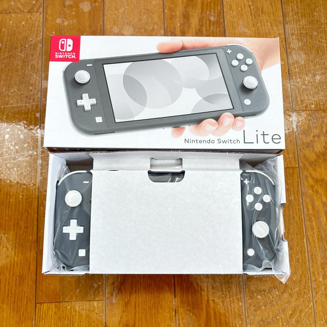 【超美品】Nintendo Switch Lite グレー 専用ケース付