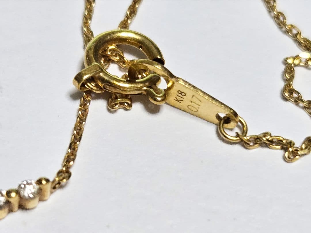 ヴァンドーム青山　K18 リュールネックレスと　ダイヤモンド