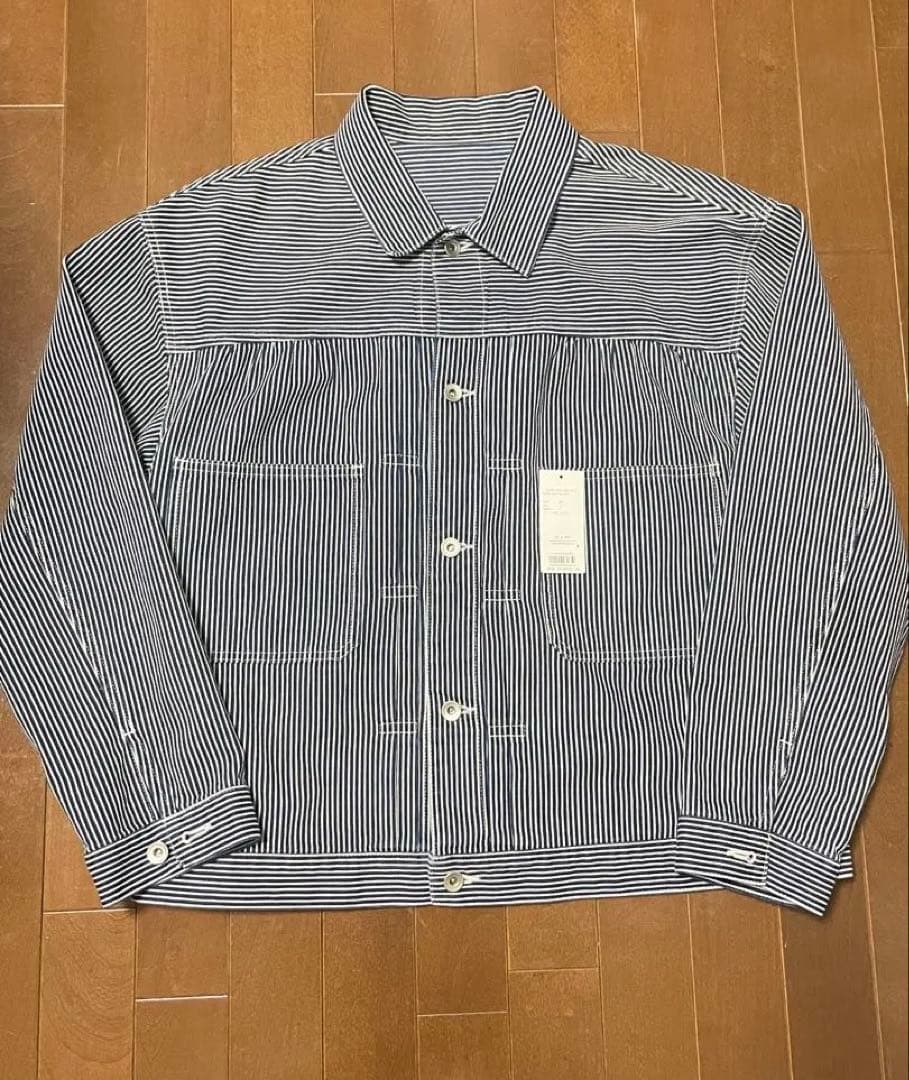 ジャケット・アウター STEINBECK HICKORY STRIPE JACKET 25SS