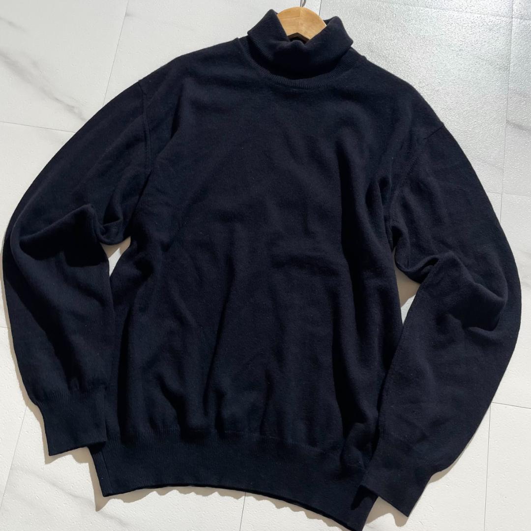 【美品/カシミヤ100%/L】ロロピアーナ タートルネック セーター