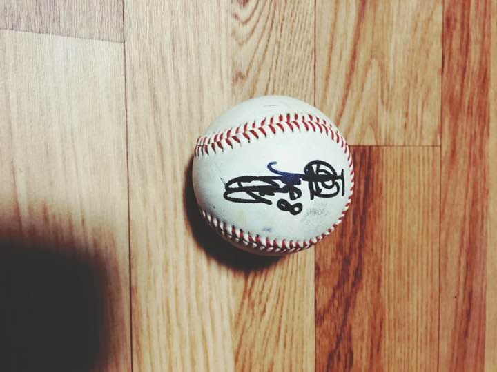 直筆 元読売ジャイアンツ 原辰徳 8 サインボール