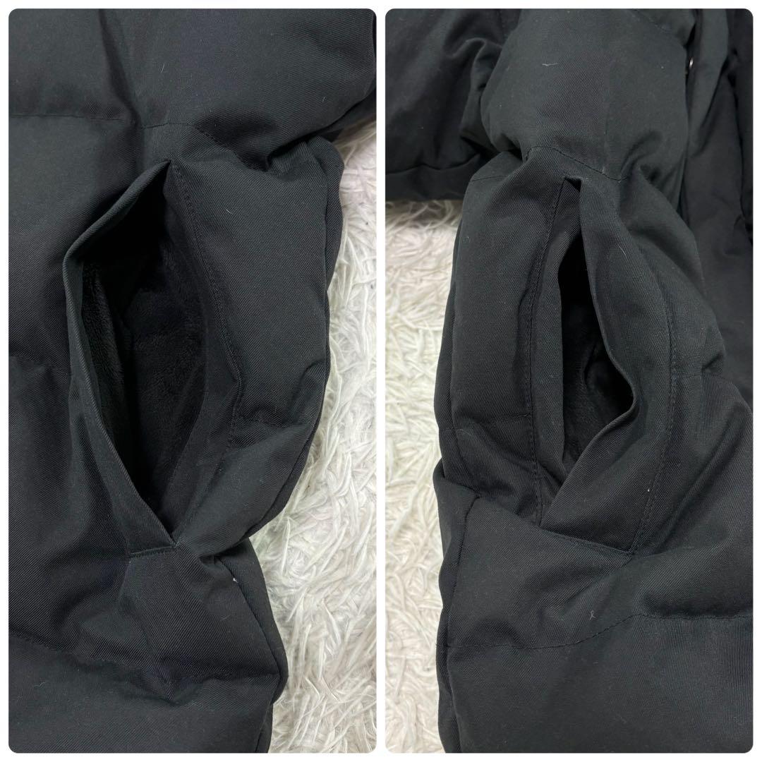 R2D2様洗える】PYRENEX BELFORT ダウンジャケット ブラック S