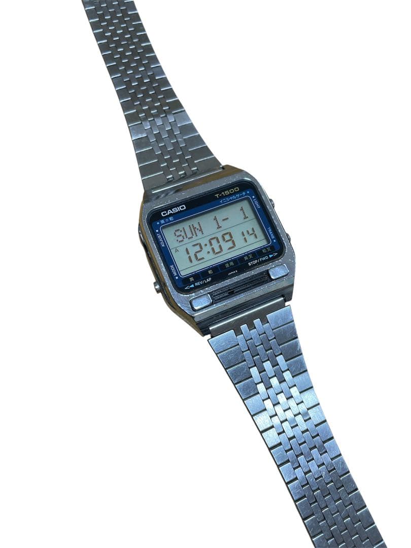 CACIO カシオ 腕時計 T-1500 昭和レトロ ビンテージ チープカシオ