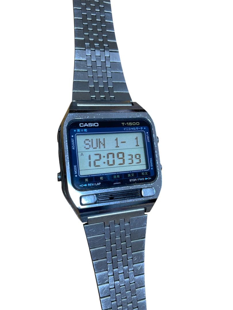 CACIO カシオ 腕時計 T-1500 昭和レトロ ビンテージ チープカシオ