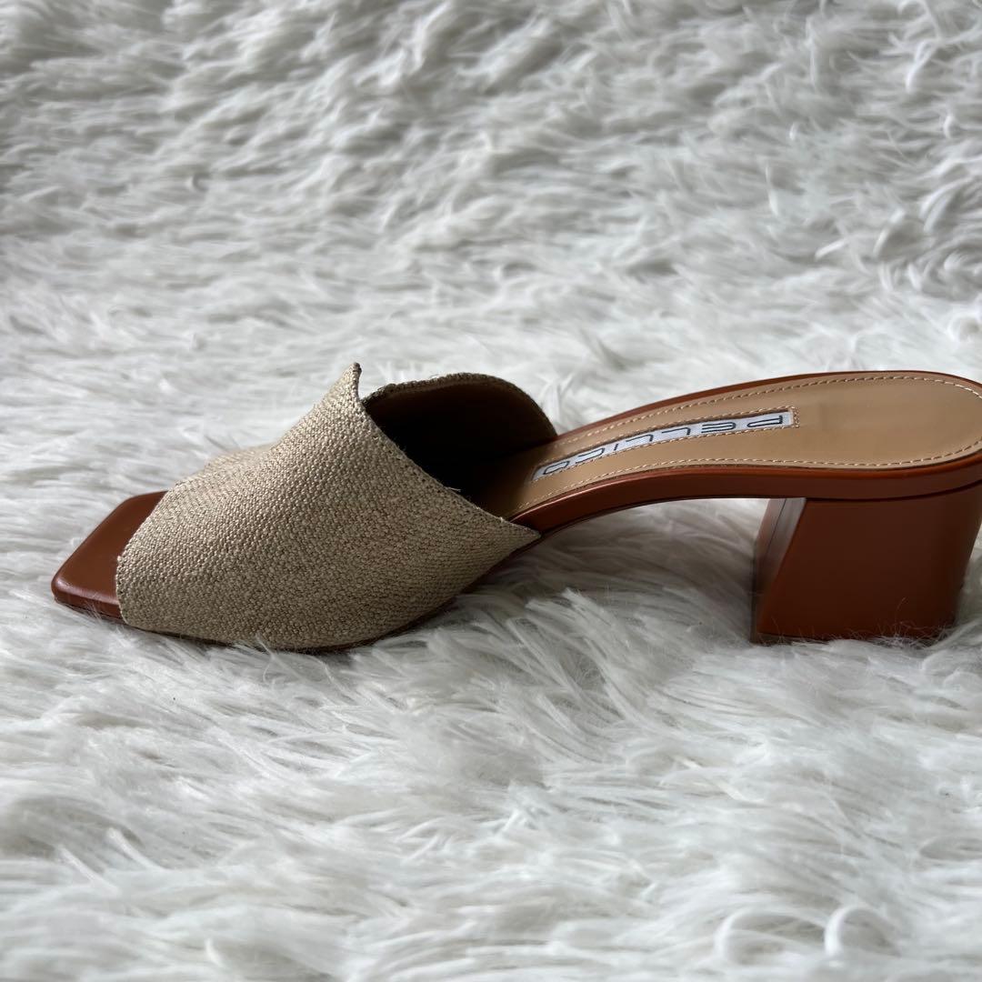 ✨大政絢さん着用✨ 美品 PELLICO リネン ミュール イタリア製 雑誌掲載